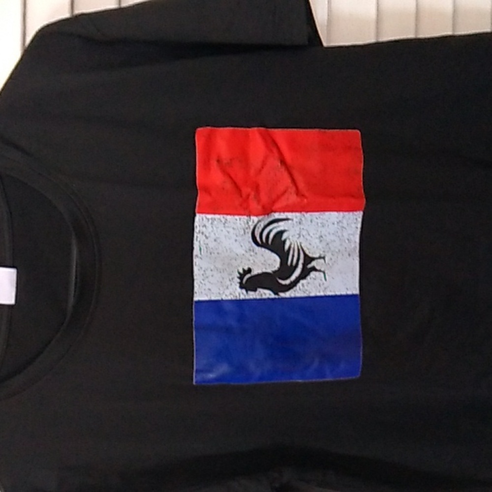 Men's French flag soccer tee